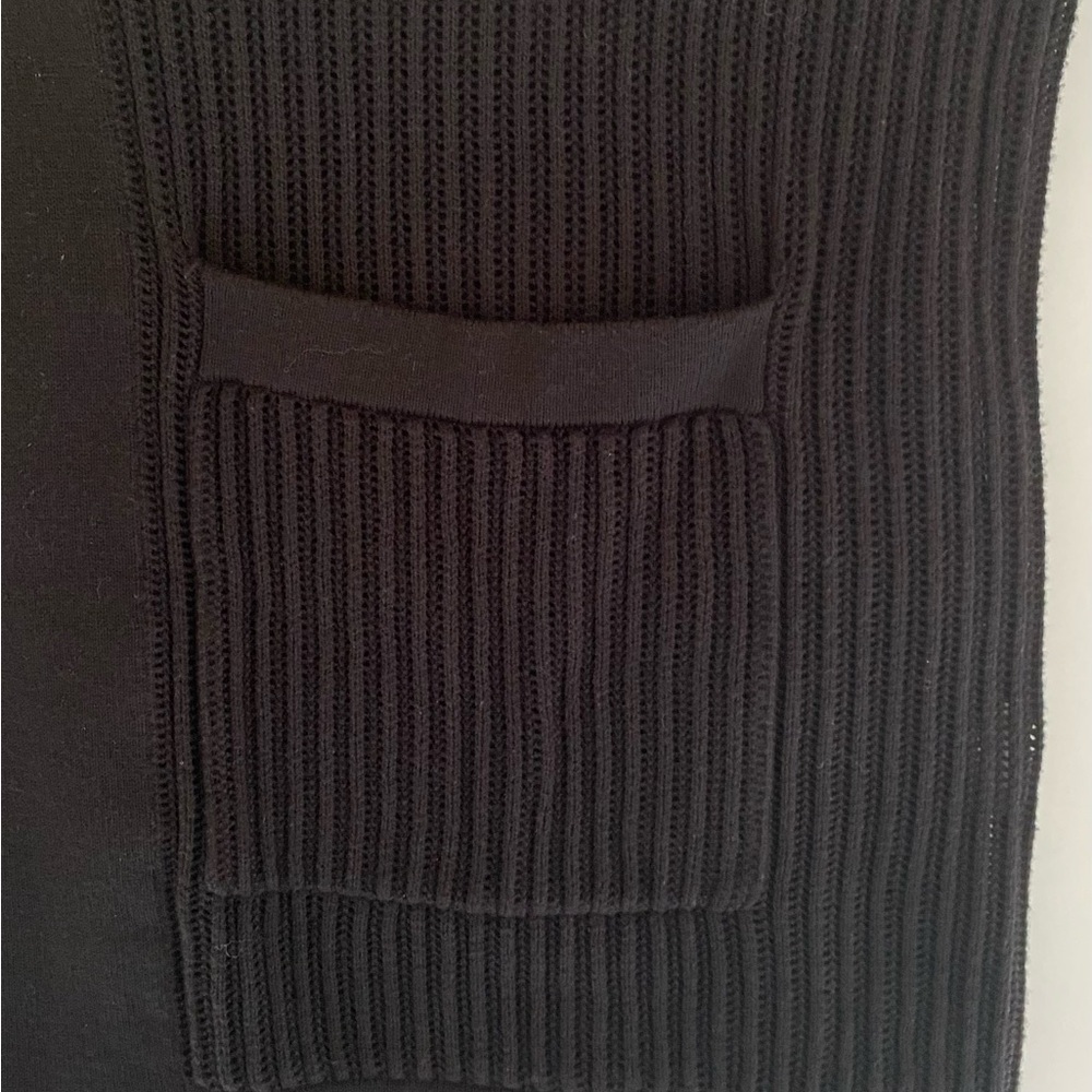 BANANA REPUBLIC Women’s XS/S Black Short Sleeve Front Pockets Cardigan Sweater - Picture 10 of 10